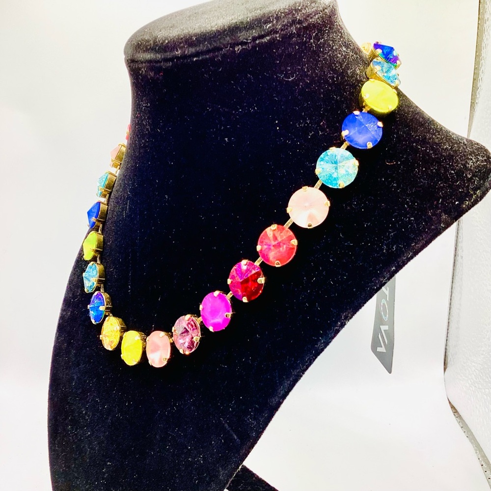 NWT TOVA SOFIA NECKLACE IN CANDY CRUSH - Picture 10 of 12